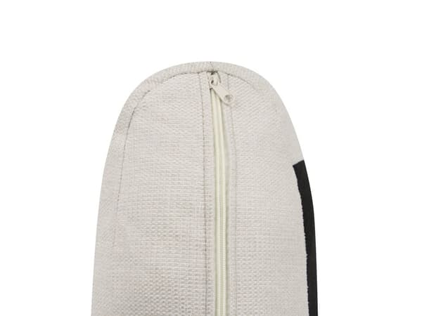 Soffa Ljusbeige Tygklädsel Guldben 2-sits Retro