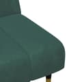 Miniatyrbild 8 av 11: vidaXL Soffgrupp 2 delar mörkgrön sammet