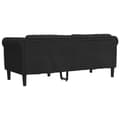 Miniatyrbillede 7 af 11: vidaXL 2-personers sofa velour sort