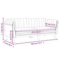 Miniatyrbillede 10 af 11: vidaXL 2-personers sofa velour sort
