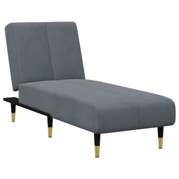 vidaXL sofasæt 2 dele velour mørkegrå