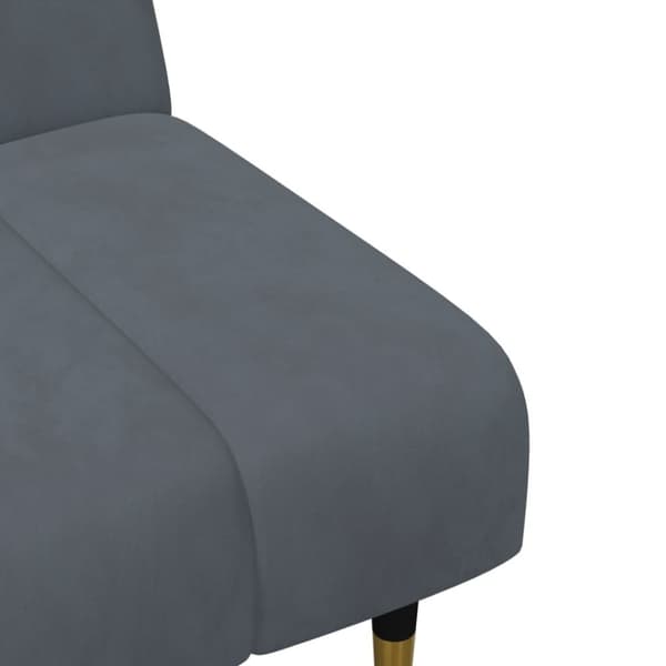 vidaXL sofasæt 2 dele velour mørkegrå