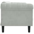 Miniatyrbillede 6 af 11: vidaXL 2-personers sofa velour lysegrå