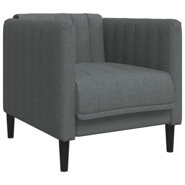 vidaXL sofasæt 3 dele stof mørkegrå