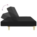 Miniatyrbillede 7 af 11: vidaXL sofasæt 2 dele stof sort