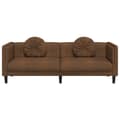 Miniatyrbillede 4 af 10: vidaXL 3-personers sofa med hynder velour brun