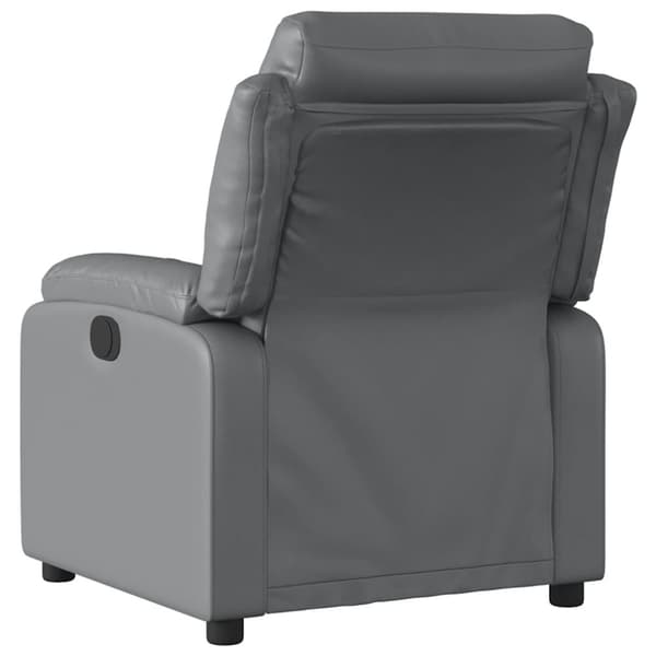 vidaXL massagestol kunstlæder grå