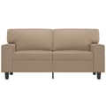 Miniatyrbillede 3 af 8: vidaXL 2-personers sofa 120 cm kunstlæder cappuccino