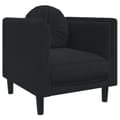 Miniatyrbillede 3 af 11: vidaXL sofasæt 3 dele med puder velour sort