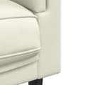 Miniatyrbillede 8 af 11: vidaXL 2-personers sofa med hynder velour cremefarvet