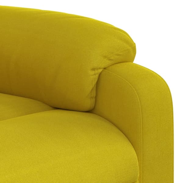 vidaXL massagestol velour gul