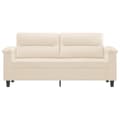 Miniatyrbillede 2 af 8: vidaXL 2-personers sofa 140 cm mikrofiberstof beige