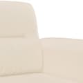 Miniatyrbild 5 av 8: vidaXL 2-sitssoffa Beige 140 cm mikrofibertyg