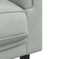 Miniatyrbillede 8 af 11: vidaXL 3-personers sofa med hynder velour lysegrå