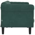 Miniatyrbillede 6 af 11: vidaXL 3-personers sofa velour mørkegrøn
