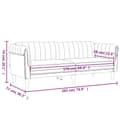 Miniatyrbillede 10 af 11: vidaXL 3-personers sofa velour mørkegrøn
