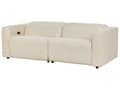 Miniatyrbillede 8 af 11: Sofa Beige Fløjl 2 Personers Elektrisk Biografsofa Recliner Designsofa med Justerbart Ryglæn og Fodskammel Filmsofa