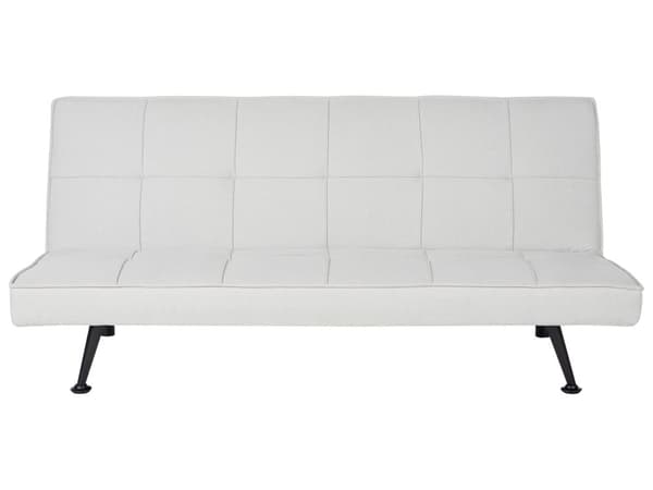 Sovesofa Lysegrå Polyester 3 Personers Moderne Blød Sofa Sofaseng Tre Personers Designsofa til Værelse Stofsofa