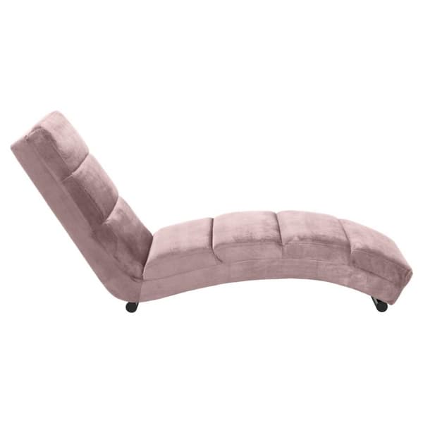 Slinky sjeselong velour rosa.