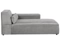 Miniatyrbillede 6 af 11: Hjørnesofa med Chaiselong Grå Polyester 2 Personers Sofa L Formet Dyb Sofahjørne Siddemøbel Blød Stofsofa Venstrevendt Modulsofa