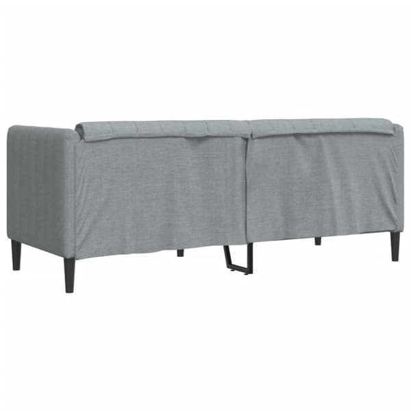 vidaXL 2-personers sofa stof lysegrå