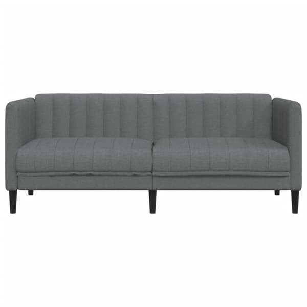 vidaXL 2-personers sofa stof mørkegrå