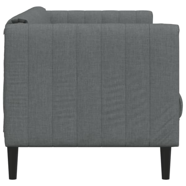 vidaXL 2-personers sofa stof mørkegrå