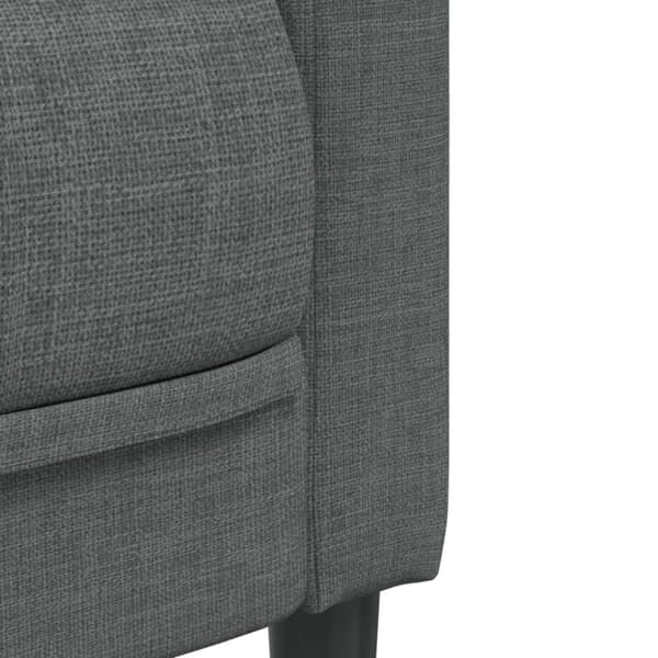 vidaXL 2-personers sofa stof mørkegrå