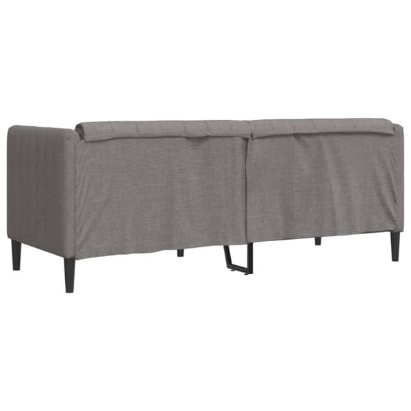 vidaXL 2-personers sofa stof gråbrun