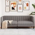 Miniatyrbillede 9 af 9: vidaXL 2-personers sofa stof gråbrun