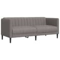 Miniatyrbillede 1 af 9: vidaXL 2-personers sofa stof gråbrun