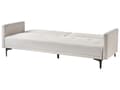 Miniatyrbillede 7 af 11: Sovesofa Beige Polyester 3 Personers Moderne Blød Sofa Sofaseng To Mands Designsofa til Værelse Stofsofa Konvertibel Klik Klak