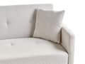 Miniatyrbillede 10 af 11: Sovesofa Beige Polyester 3 Personers Moderne Blød Sofa Sofaseng To Mands Designsofa til Værelse Stofsofa Konvertibel Klik Klak