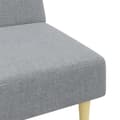 Miniatyrbillede 9 af 11: vidaXL sofasæt 2 dele stof lysegrå