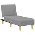 Miniatyrbillede 5 af 11: vidaXL sofasæt 2 dele stof lysegrå