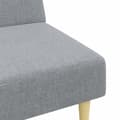 Miniatyrbillede 8 af 11: vidaXL sofasæt 2 dele stof lysegrå