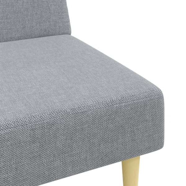 vidaXL sofasæt 2 dele stof lysegrå