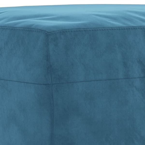 vidaXL sofasæt 3 dele velour blå