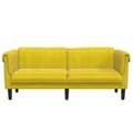 Miniatyrbillede 5 af 11: vidaXL 2-personers sofa velour gul