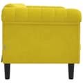 Miniatyrbillede 6 af 11: vidaXL 2-personers sofa velour gul