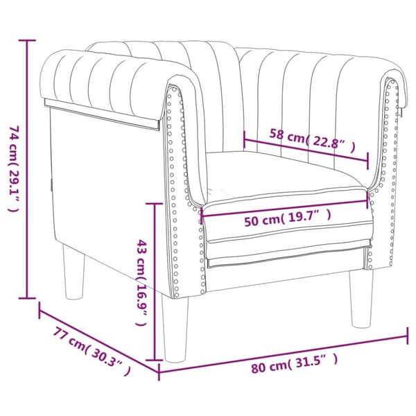 vidaXL sofasæt 3 dele velour vinrød