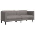 Miniatyrbillede 5 af 9: vidaXL sofasæt 2 dele stof gråbrun