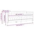 Miniatyrbillede 9 af 9: vidaXL sofasæt 2 dele stof gråbrun