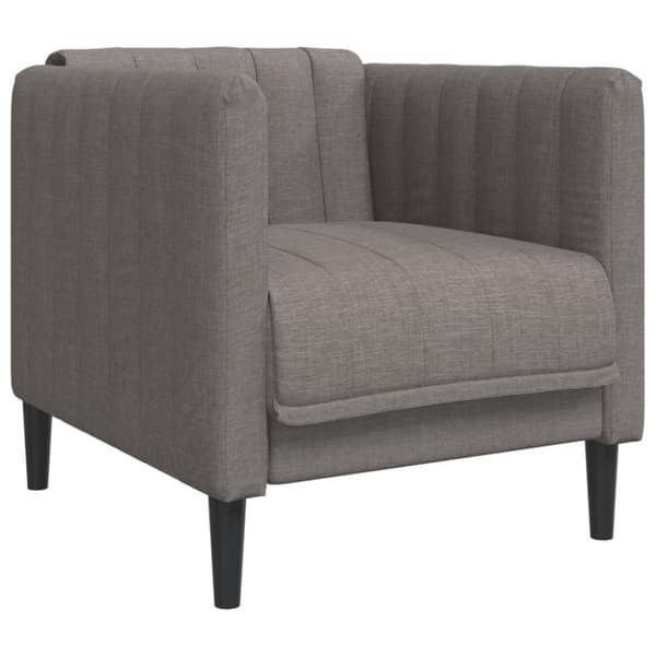 vidaXL sofasæt 3 dele stof gråbrun