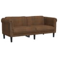 Miniatyrbillede 1 af 10: vidaXL 2-personers sofa velour brun