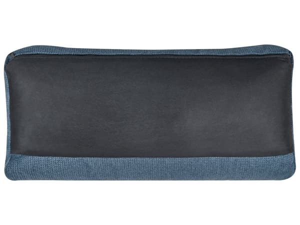 Hörnsoffa Tyg Högervänd Blå Chenille Klädsel med Divan Justerbara Nackstöd Modern Design Vardagsrum