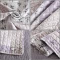 Miniatyrbillede 5 af 9: Rootz Luxurious Patchwork sengetæppe - Dyne - Dyne - Vendbart design - Kan maskinvaskes - Holdbar polyester - Fås i flere størrelser (150x200cm, 170x2