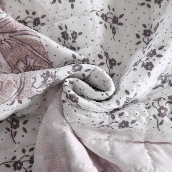Rootz Luxurious Patchwork sengetæppe - Dyne - Dyne - Vendbart design - Kan maskinvaskes - Holdbar polyester - Fås i flere størrelser (150x200cm, 170x2