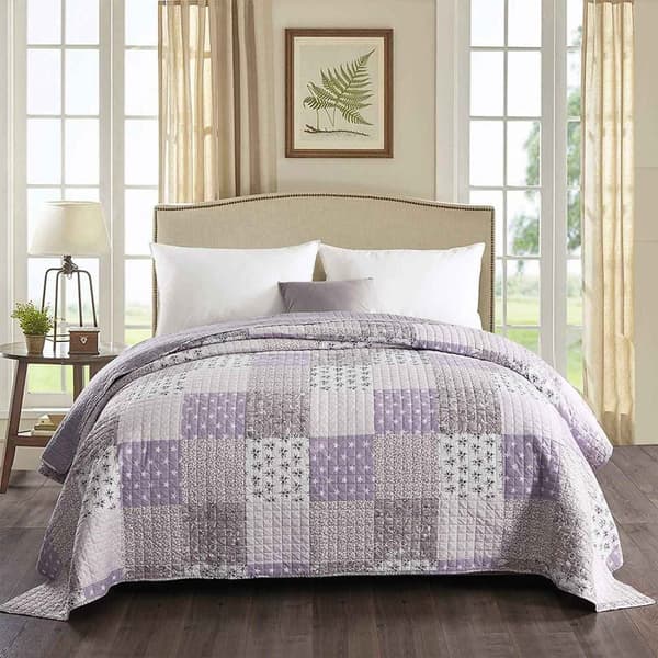 Rootz Luxurious Patchwork sengetæppe - Dyne - Dyne - Vendbart design - Kan maskinvaskes - Holdbar polyester - Fås i flere størrelser (150x200cm, 170x2