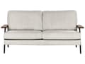 Miniatyrbilde 5 av 11: Sofa Grå Stoff Polyester Polstring Metallben 3 Seter Tykt Polstret Klassisk Stil Stue Møbler